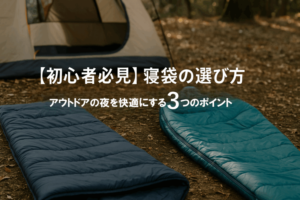 【初心者必見】寝袋の選び方ガイド