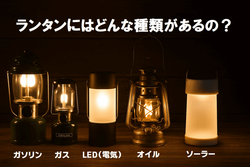 ランタンにはどんな種類があるの？