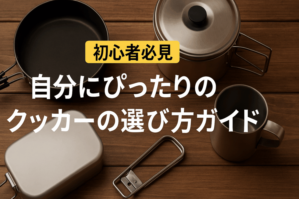 【初心者必見】自分にぴったりのクッカーの選び方ガイド